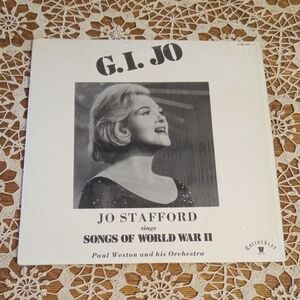 Jo Stafford Sings Songs of World War II Vinyl Record